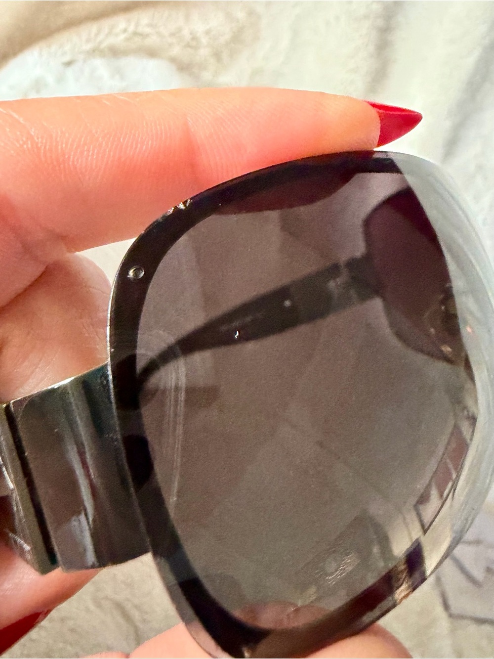 Dior Vintage. Shield Sunglasses in Black/ Cannage - Full Set - Picture 12 of 17